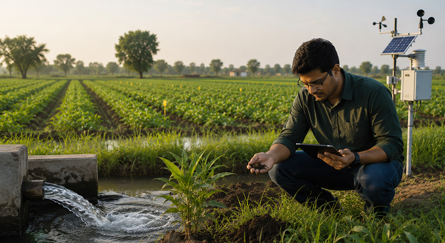 Management of Local Resource for Maximum Production in Agriculture
